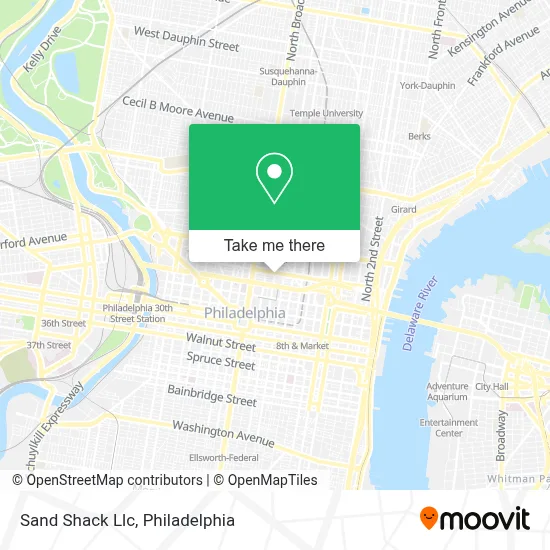 Sand Shack Llc map