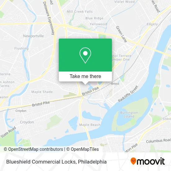 Blueshield Commercial Locks map