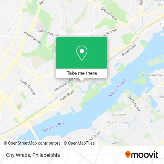 City Wraps map
