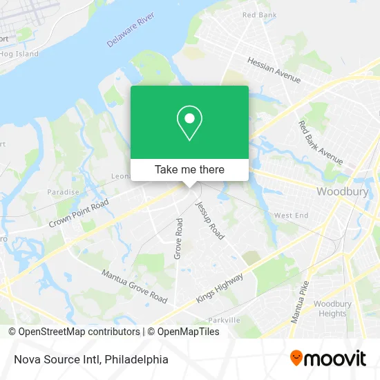 Nova Source Intl map