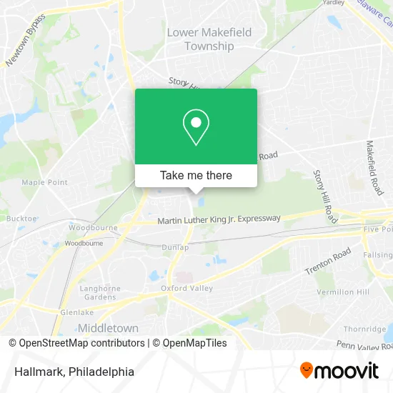 Hallmark map