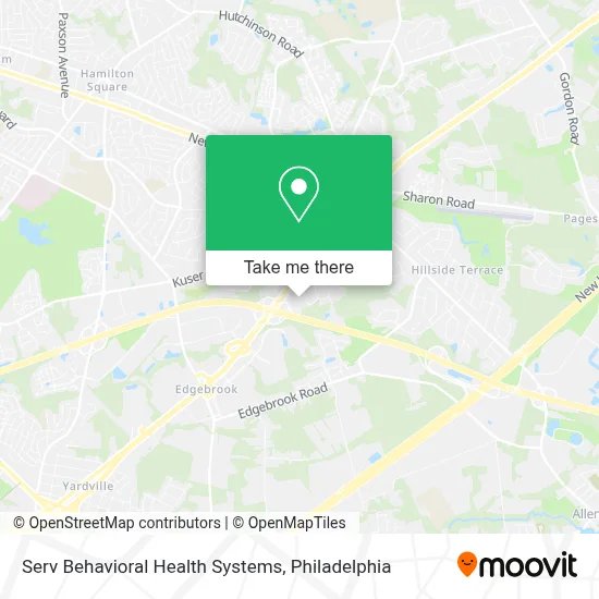 Serv Behavioral Health Systems map
