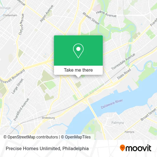 Precise Homes Unlimited map