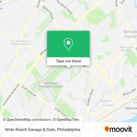 Wide Reach Garage & Gate map