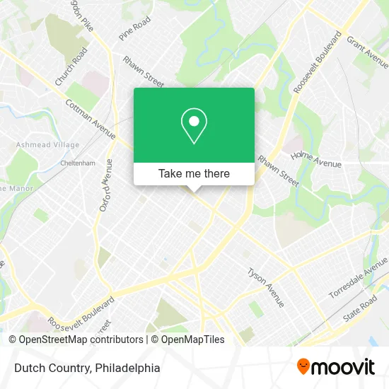 Dutch Country map