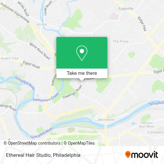 Ethereal Hair Studio map
