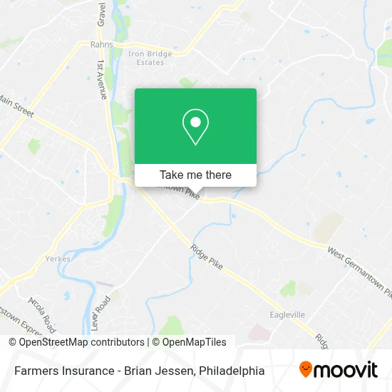 Farmers Insurance - Brian Jessen map