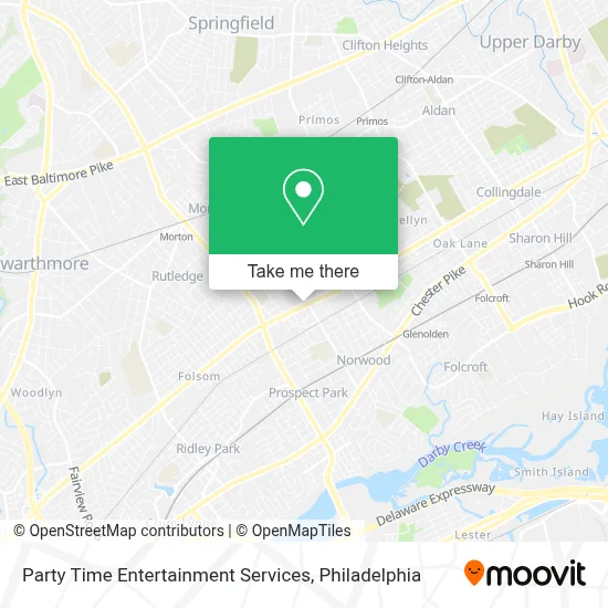 Party Time Entertainment Services map