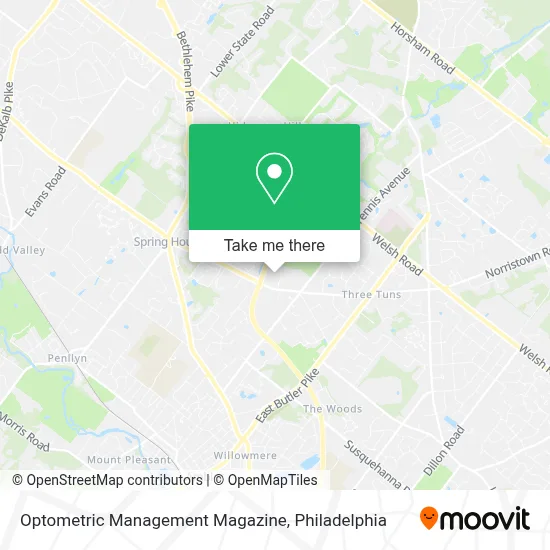 Optometric Management Magazine map