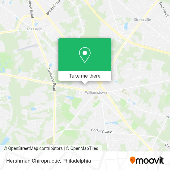 Hershman Chiropractic map