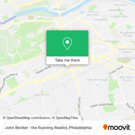 John Becker - the Running Realtor map