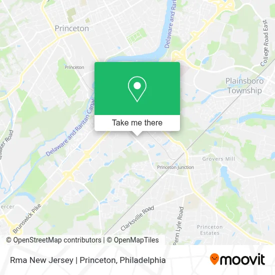 Rma New Jersey | Princeton map