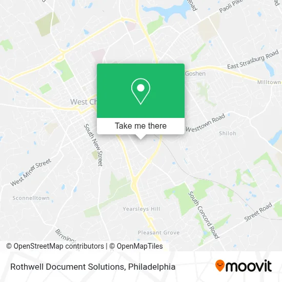 Rothwell Document Solutions map