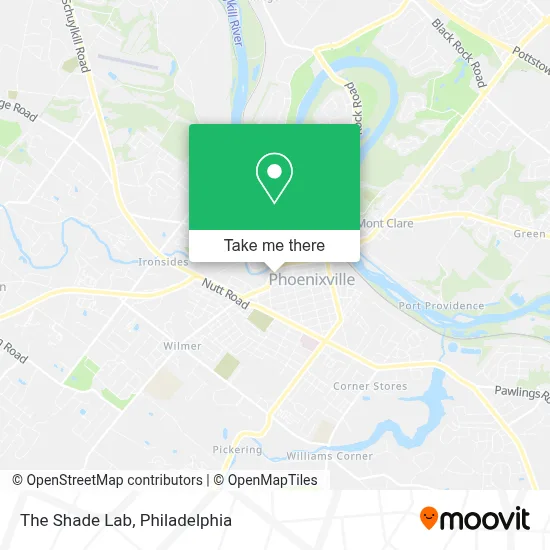 The Shade Lab map