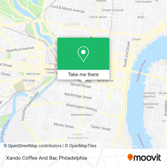 Xando Coffee And Bar map