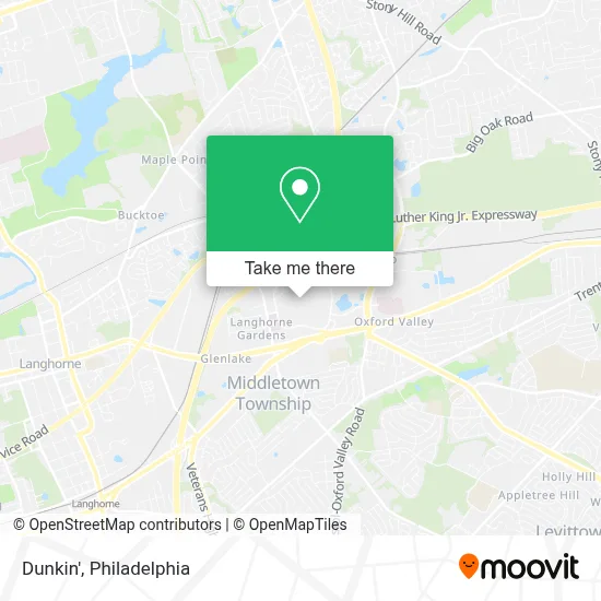 Dunkin' map