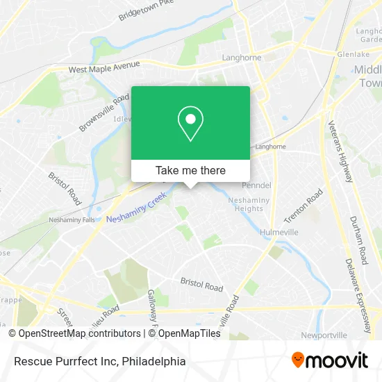 Rescue Purrfect Inc map