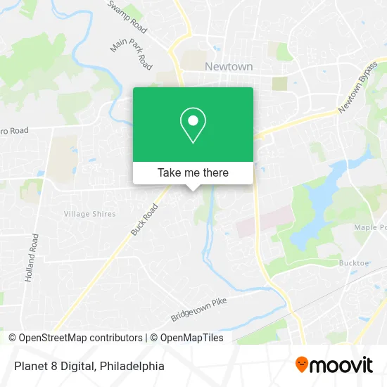 Planet 8 Digital map