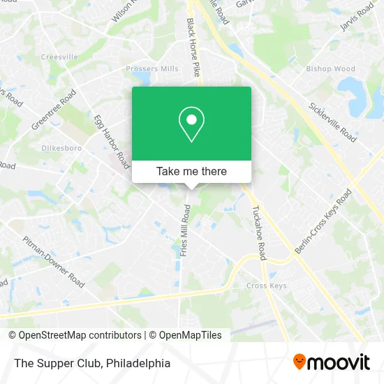 The Supper Club map