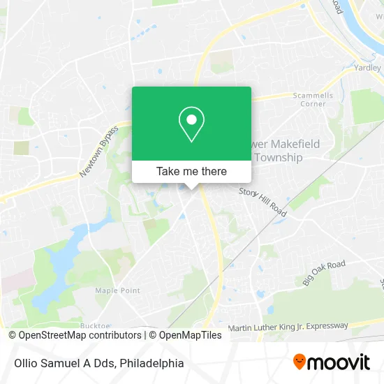 Ollio Samuel A Dds map
