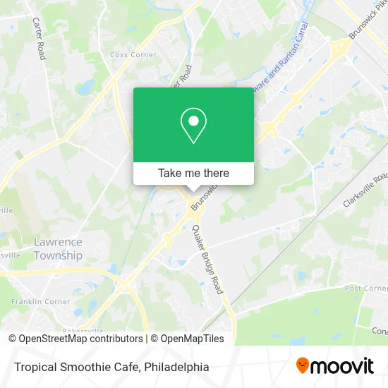 Tropical Smoothie Cafe map