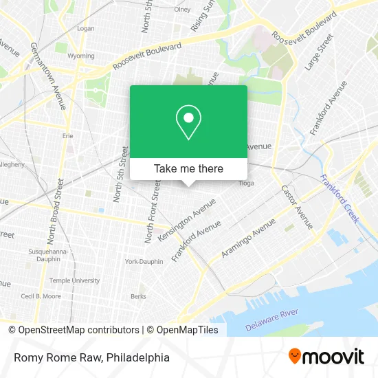 Romy Rome Raw map