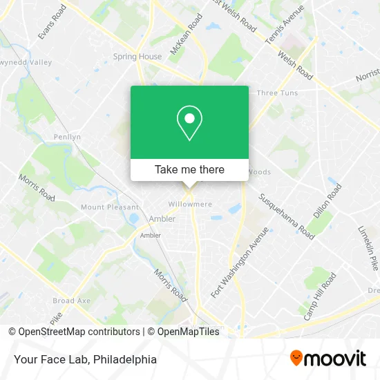 Your Face Lab map