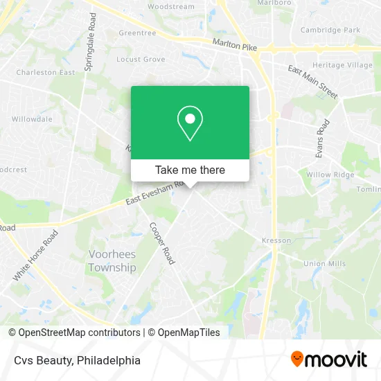 Cvs Beauty map