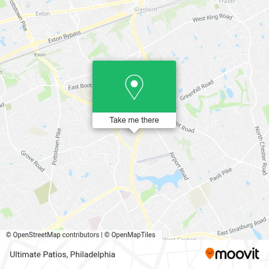 Ultimate Patios map