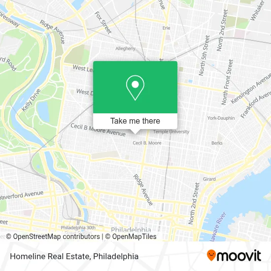 Homeline Real Estate map