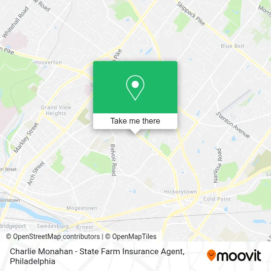 Charlie Monahan - State Farm Insurance Agent map