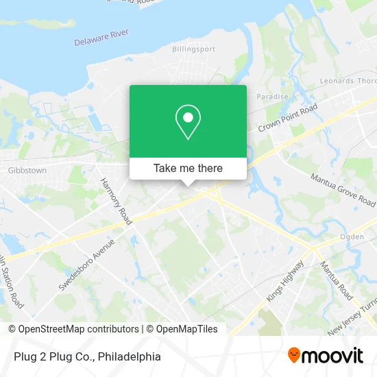 Plug 2 Plug Co. map
