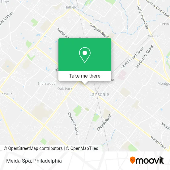 Meida Spa map