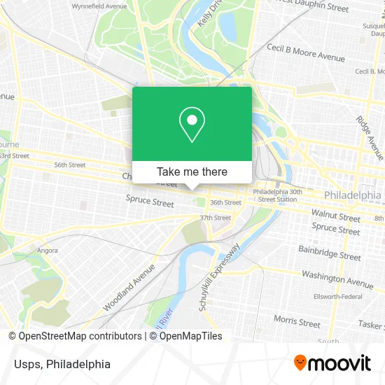 Usps map