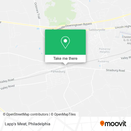 Lapp's Meat map