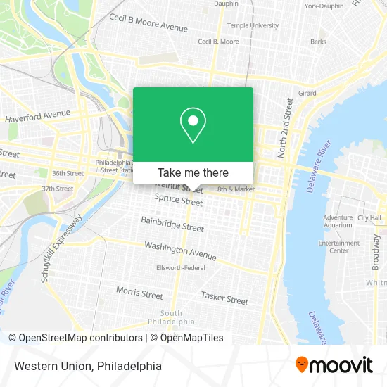 Western Union map