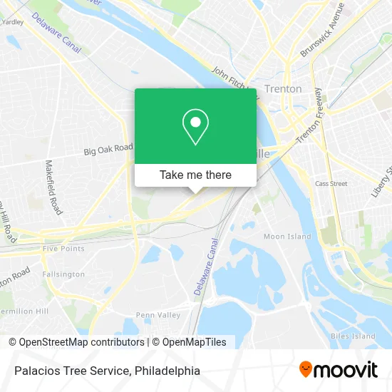Palacios Tree Service map