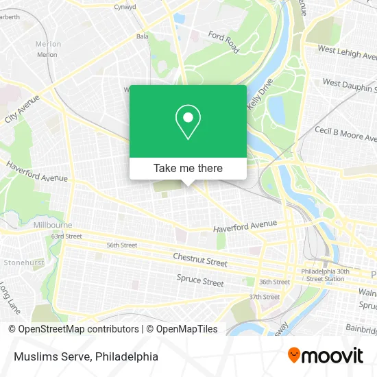 Muslims Serve map