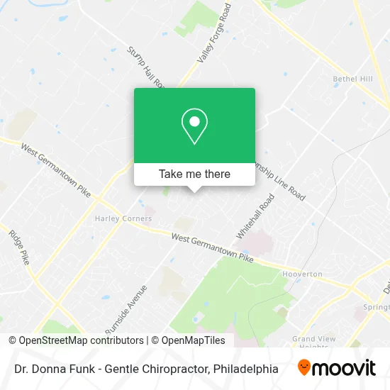 Dr. Donna Funk - Gentle Chiropractor map