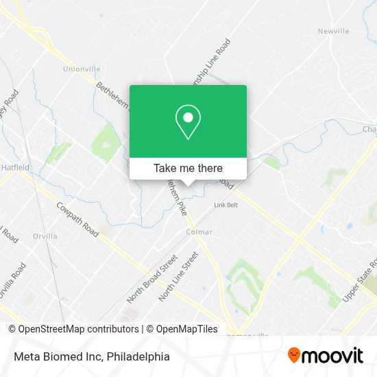 Meta Biomed Inc map
