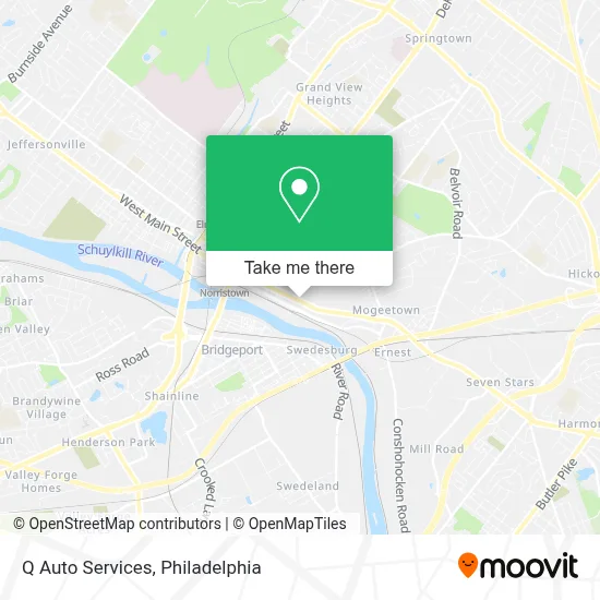 Q Auto Services map
