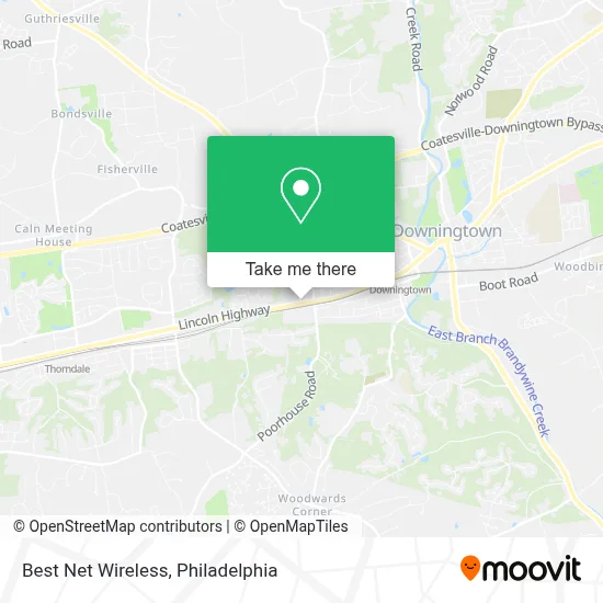 Best Net Wireless map
