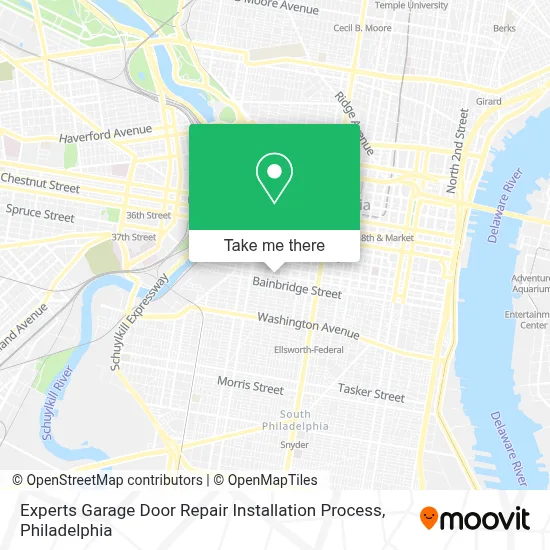 Experts Garage Door Repair Installation Process map