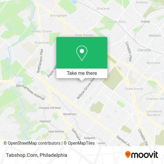 Tabshop.Com map