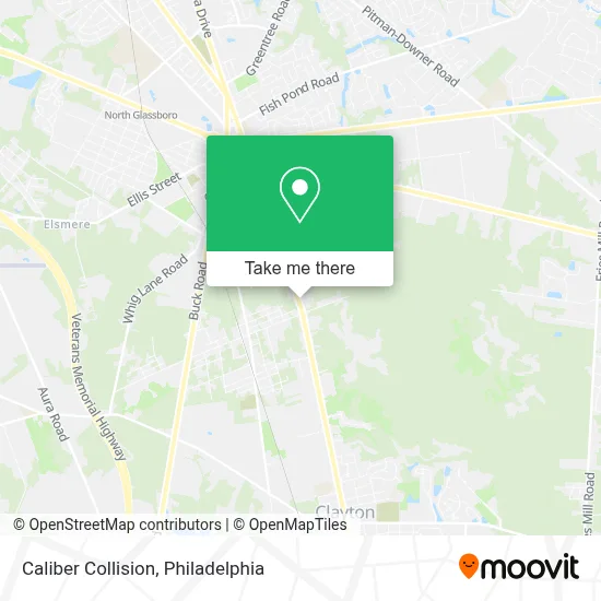 Caliber Collision map