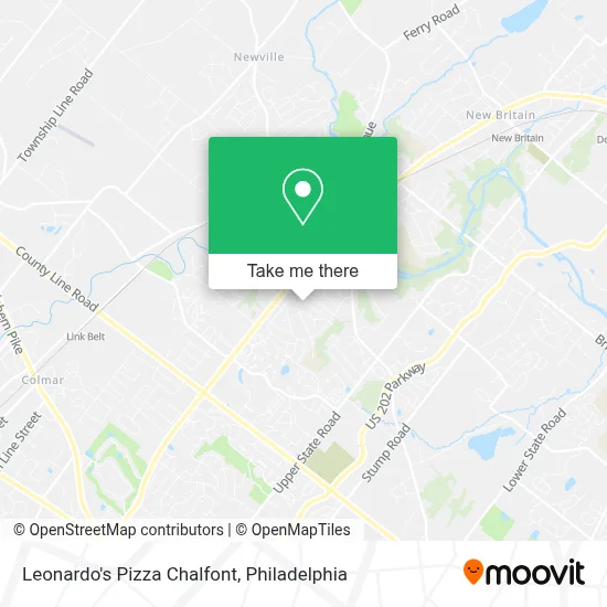 Leonardo's Pizza Chalfont map