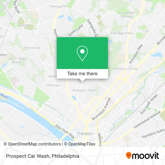 Prospect Car Wash map