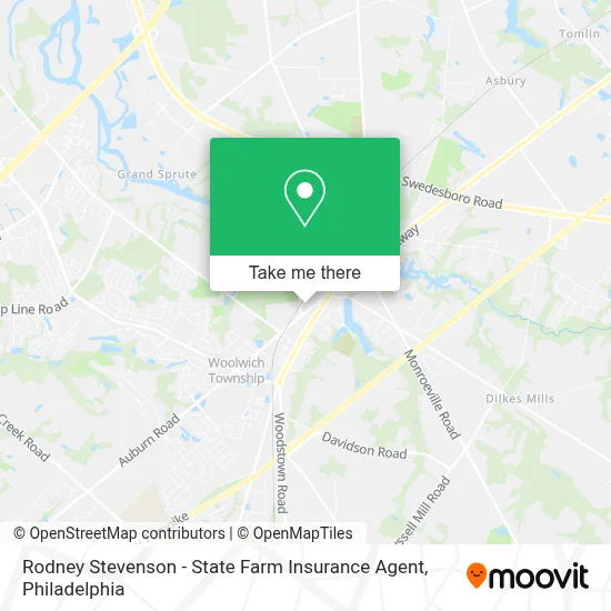 Rodney Stevenson - State Farm Insurance Agent map