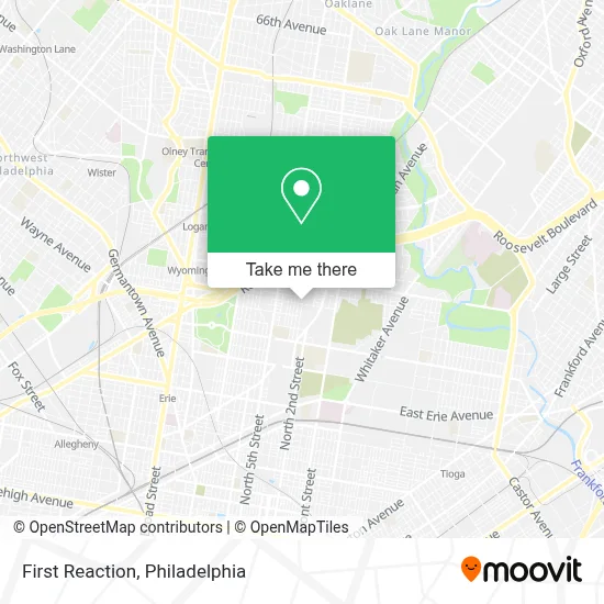 First Reaction map