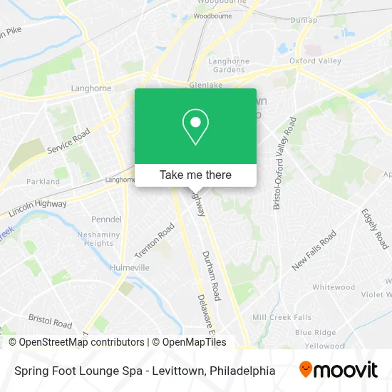 Spring Foot Lounge Spa - Levittown map